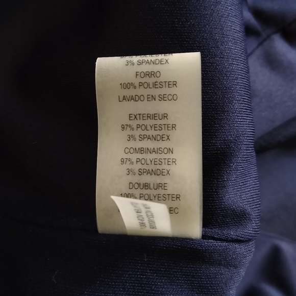 Vince Camuto Navy Colorblock Sleeveless Wide-Leg Jumpsuit Sz 6 Pink Red - Picture 14 of 14